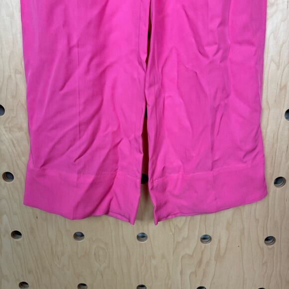 Zara Women’s Blogger Favorite High Waist Pink Wide Leg Trousers Size Small - Picture 7 of 8